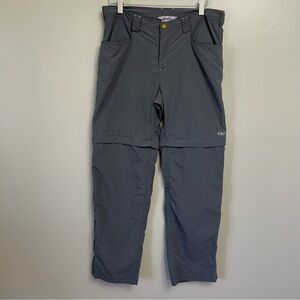 Outdoor Research Women’s Convertible Pants Outdoor Hiking Size Medium gray